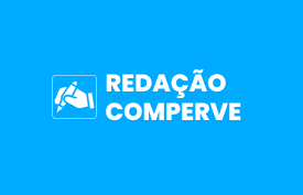 Banner com arte do curso: Isolado de redação COMPERVE - UFRN (pós-edital)
