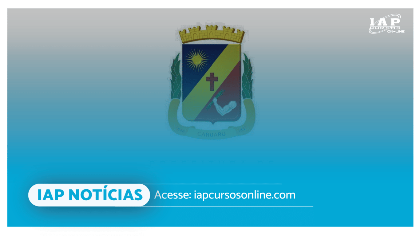 Banner de capa da notícia Concurso público Caruaru PE: divulgado edital com 530 vagas na área da educação