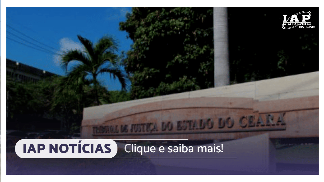 Banner de capa da notícia Concurso público TJ CE: confira as vagas, locais e disciplinas das provas.