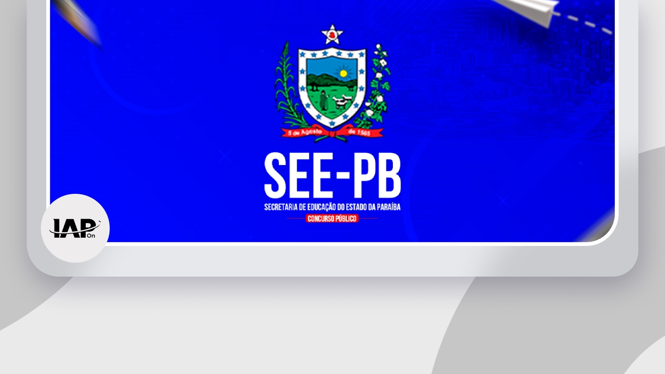 Banner de capa da notícia Concurso SEE PB: até 6 MIL aprovados!