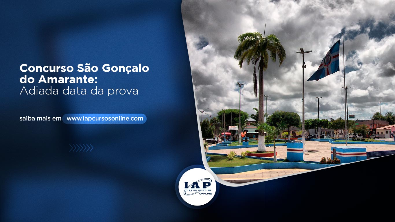 Banner de capa da notícia Adiada a data da prova do concurso da prefeitura de São Gonçalo do Amarante