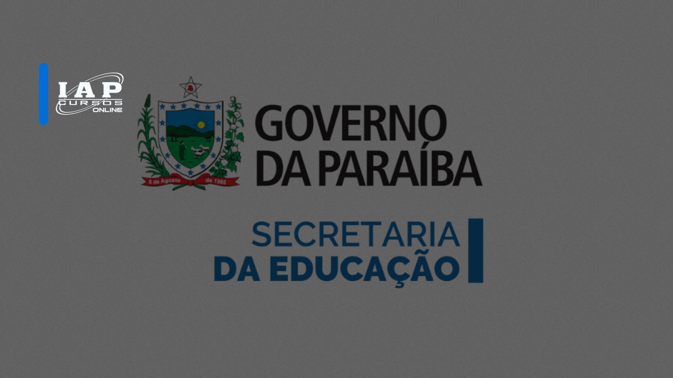 Banner de capa da notícia Concurso SEE PB terá 2 MIL vagas! 