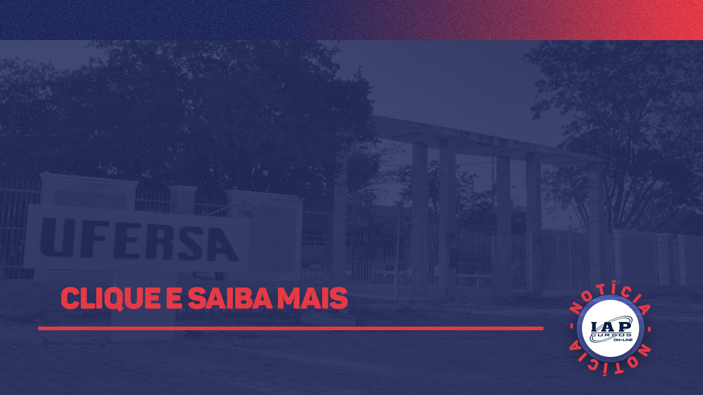 Banner de capa da notícia Ufersa anuncia Concurso Público na área de Técnico Administrativo em Educação. Remuneração de até R$ 4.180,66
