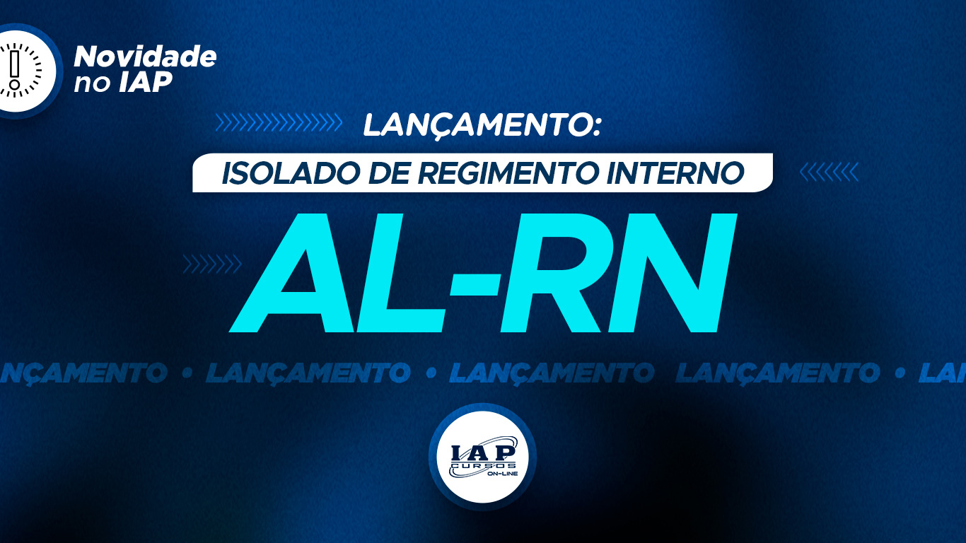 Banner de capa da notícia Lançamento: Isolado de Regimento Interno AL-RN