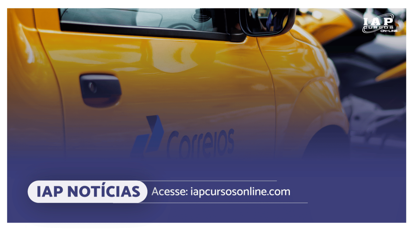 Banner de capa da notícia Concurso público Correios: empresa confirma tratativas por novo edital.