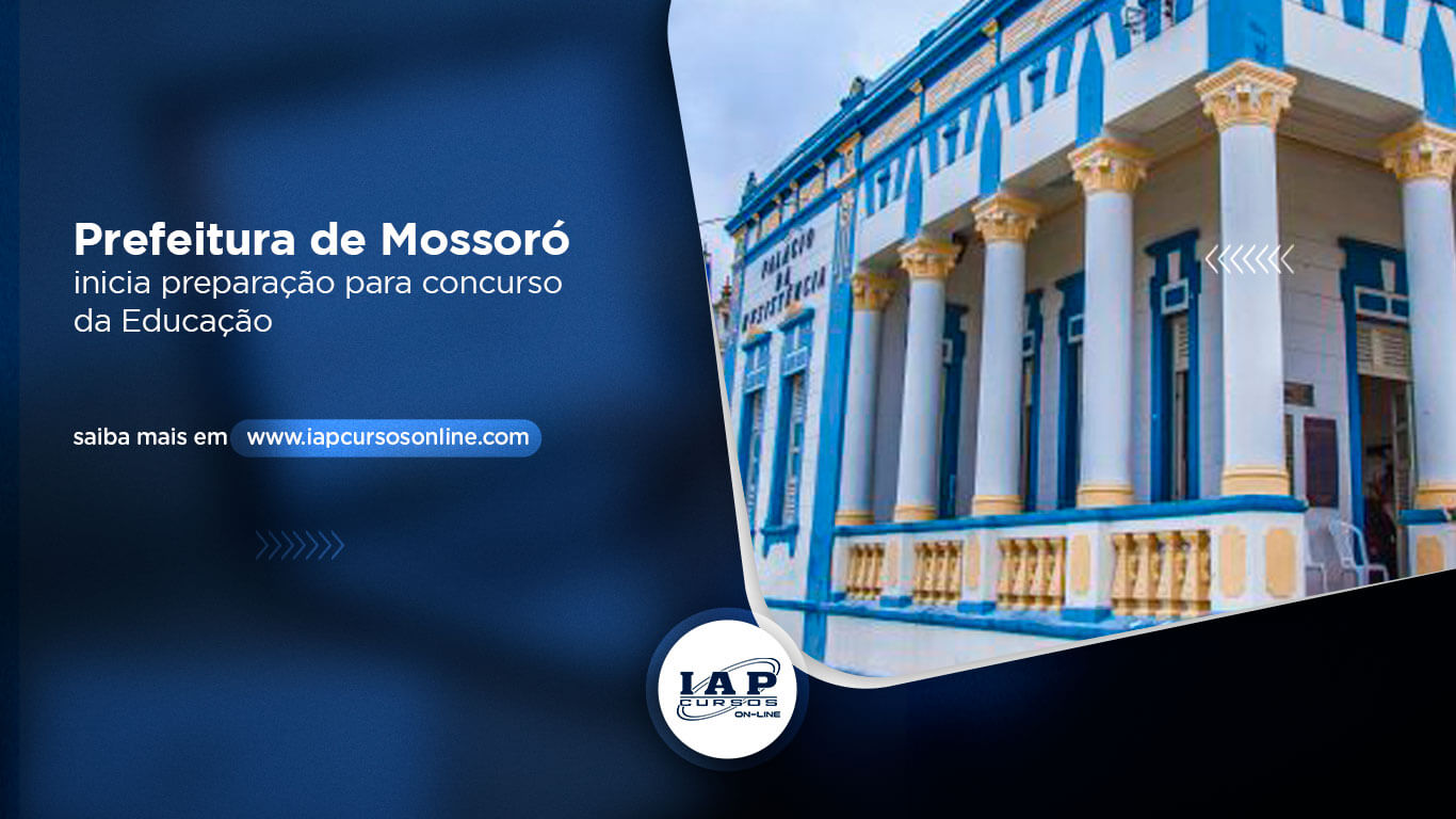 Banner de capa da notícia Prefeitura de Mossoró inicia preparação para concurso da Educação