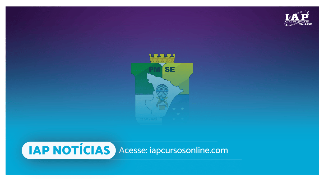 Banner de capa da notícia Novo concurso da PM SE terá edital em 2024, anuncia governador