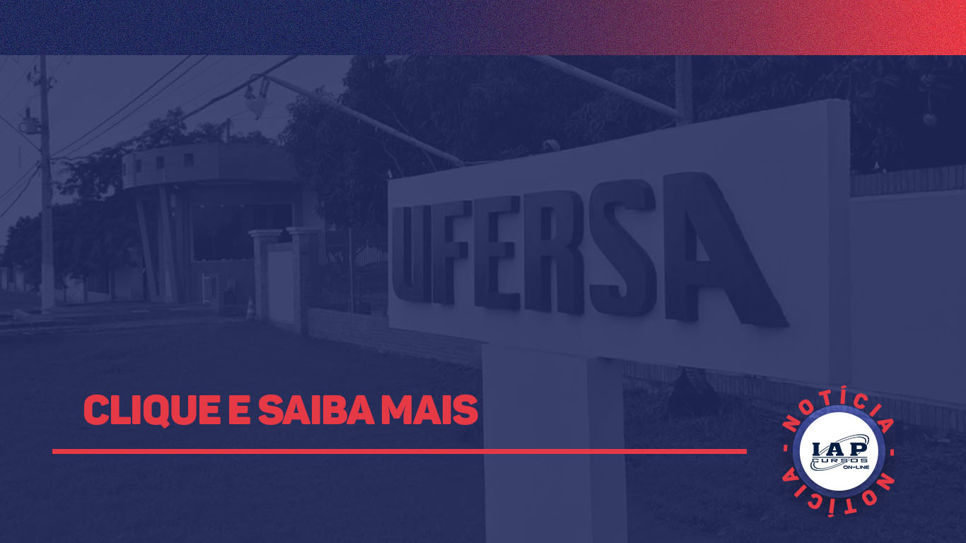 Banner de capa da notícia Ufersa divulga concurso público para professor efetivo com remuneração de até R$ 5.145,54 mais auxílio-alimentação