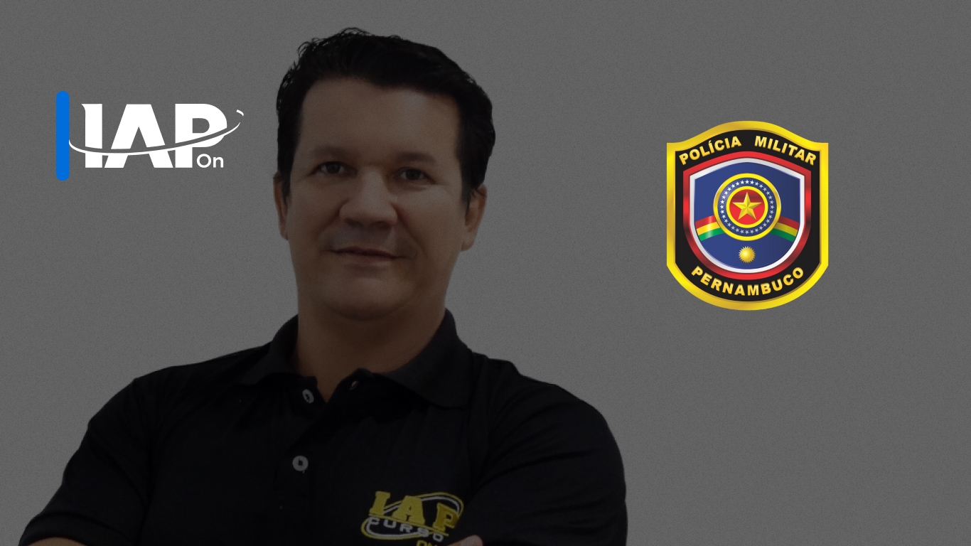 Banner de capa da notícia Comentários às provas do concurso público da PMPE 2024 com o professor Franklin!