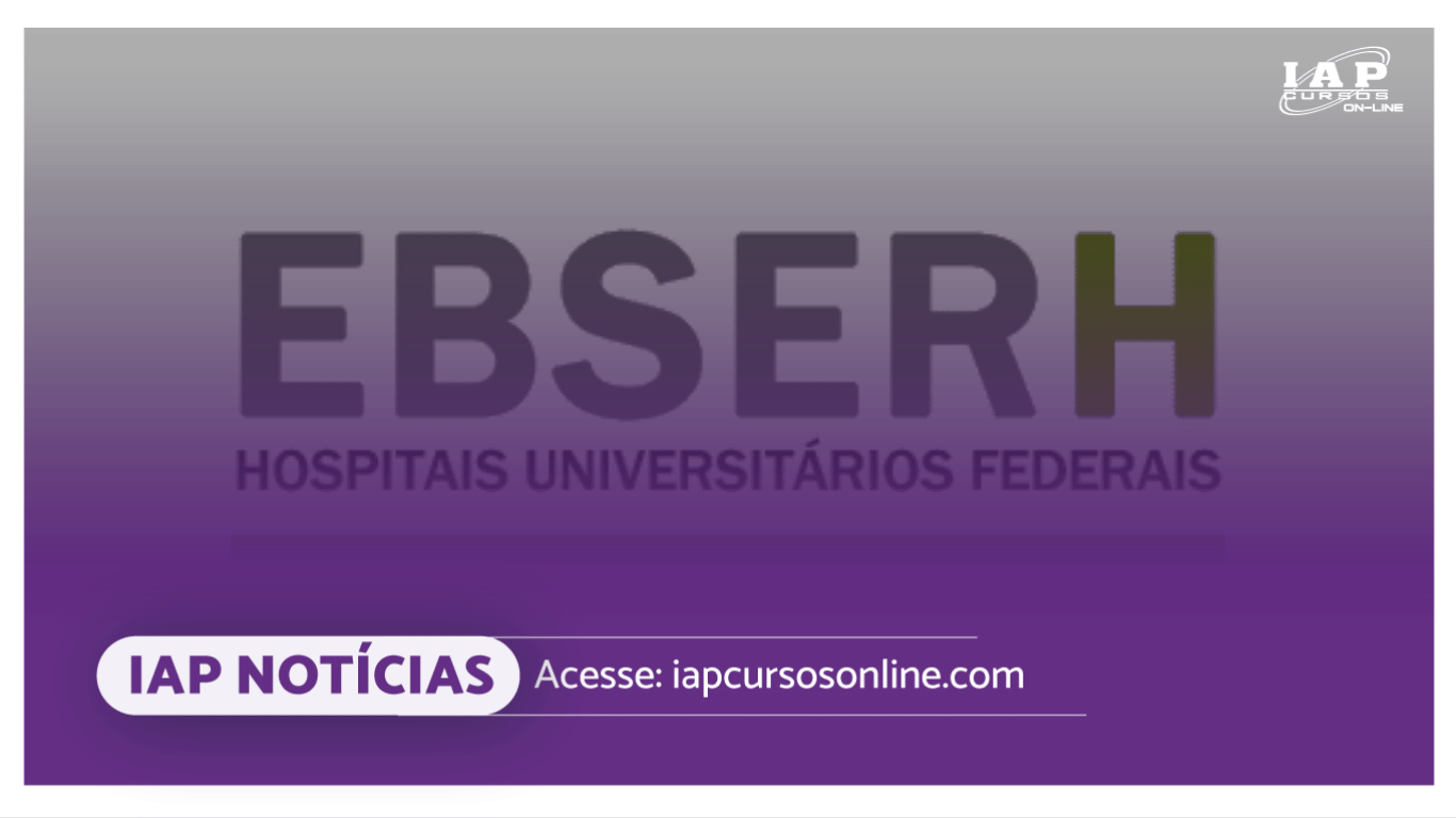Banner de capa da notícia Concurso público Ebserh 2023: comissão é formada para novo edital