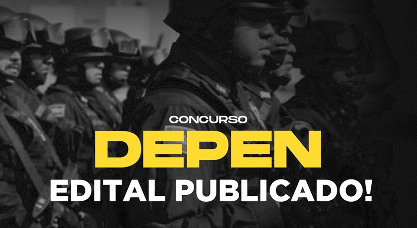 Banner de capa da notícia Publicado edital de concurso do DEPEN