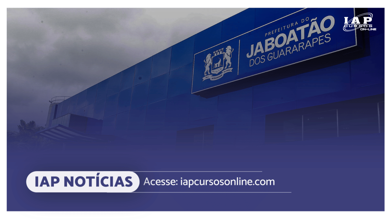Banner de capa da notícia Concurso público de Jaboatão dos Guararapes PE terá 627 vagas para Educação.