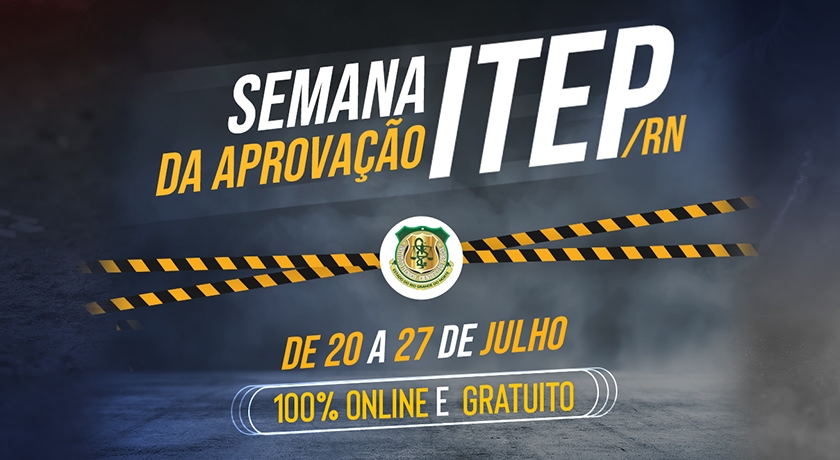 Banner de capa da notícia Inscreva-se para a Semana da Aprovação do ITEP-RN!