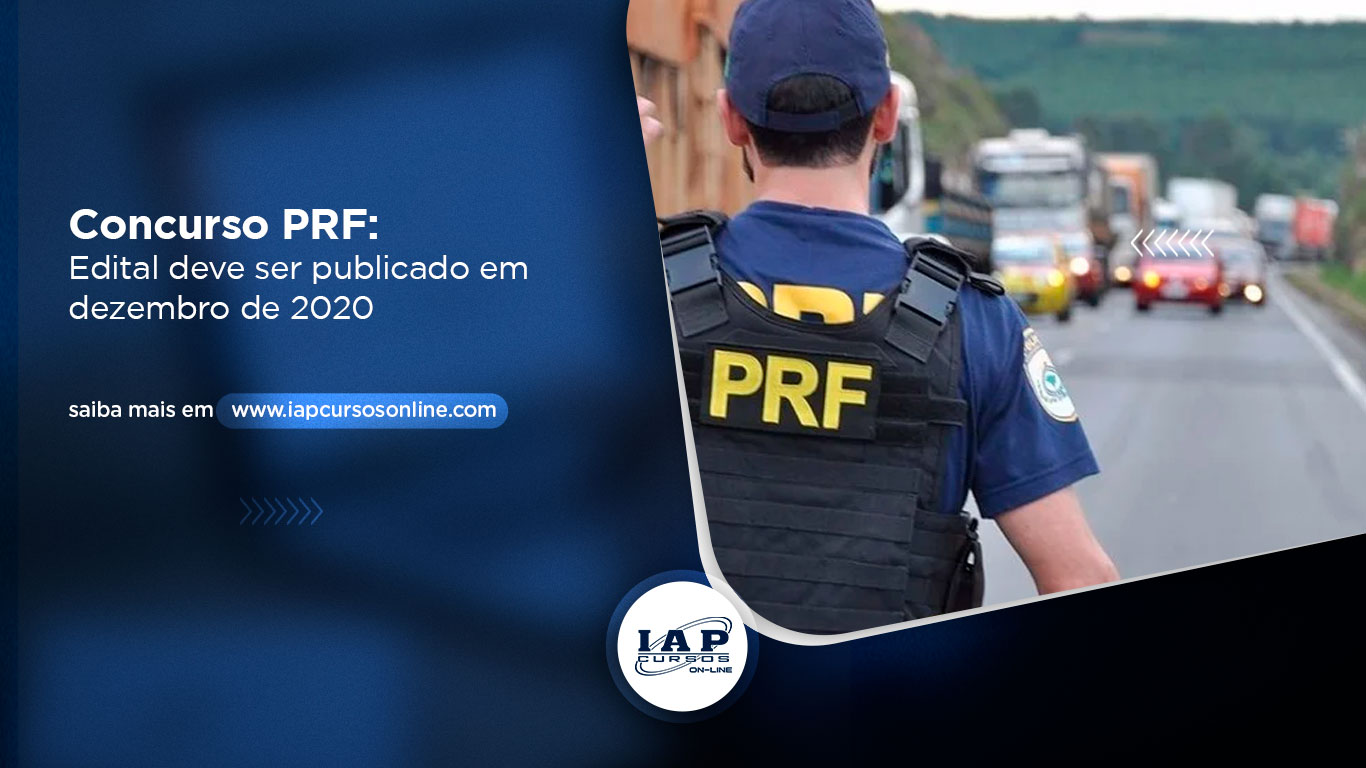 Banner de capa da notícia Concurso PRF: Edital deve ser publicado em dezembro de 2020