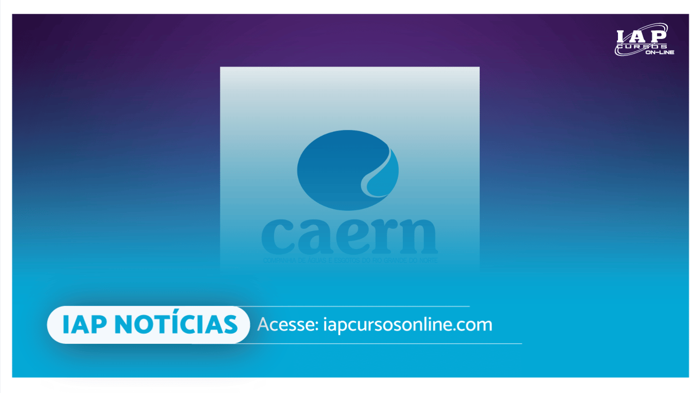 Banner de capa da notícia Concurso público Caern: definida banca organizadora para o próximo edital. Vagas para níveis médio, técnico e superior