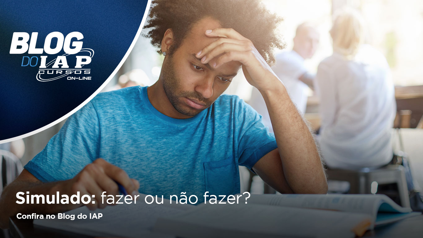 Banner de capa da notícia Simulado: fazer ou não fazer? 