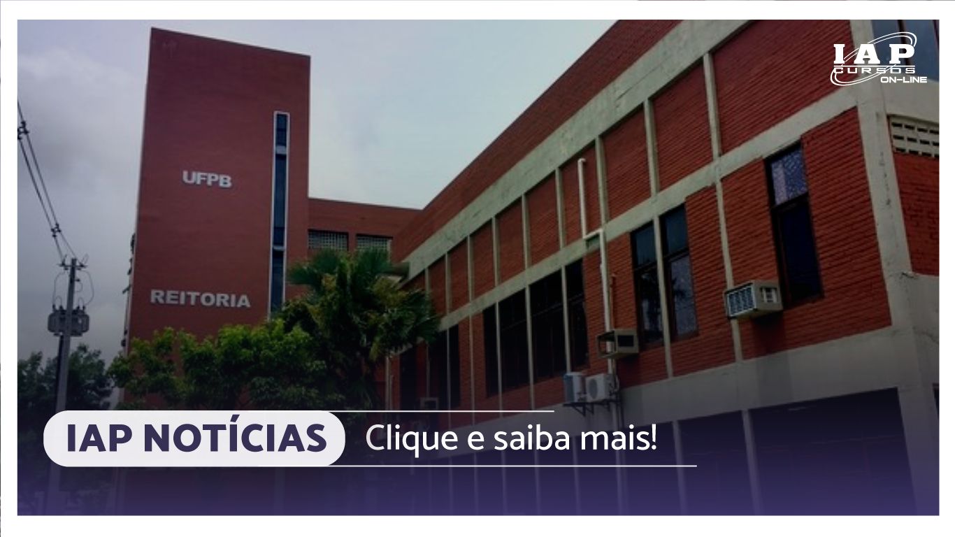 Banner de capa da notícia Inscrições prorrogadas para o concurso público da UFPB até o dia 11/12/22