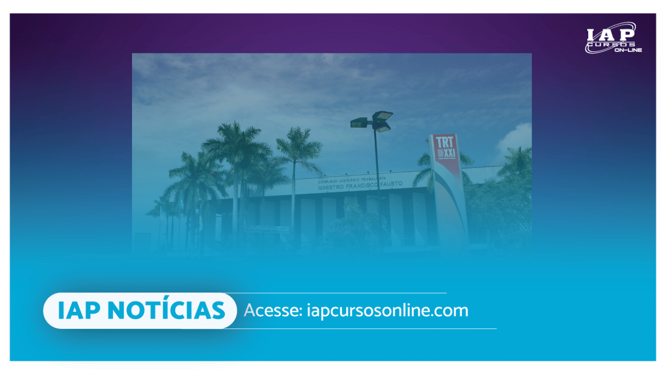 Banner de capa da notícia Concurso TRT RN: órgão prevê aplicação de provas em dezembro