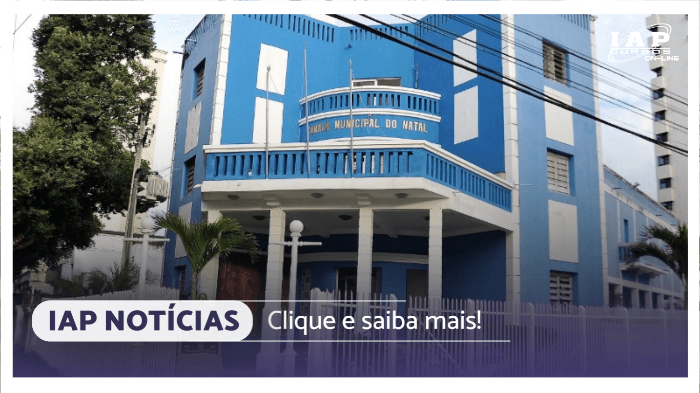 Banner de capa da notícia Saiu quadro de vagas do Concurso da Câmara Municipal de Vereadores de Natal.