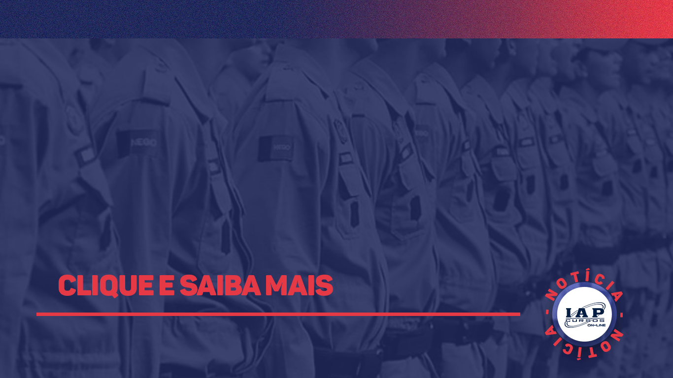 Banner de capa da notícia Concurso PM PB: comandante prevê novo edital com cerca de mil vagas.