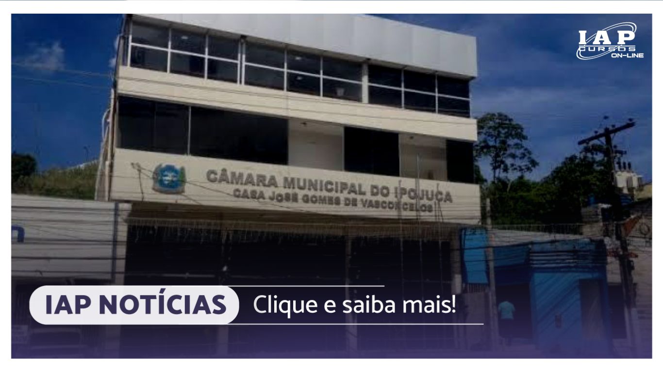 Banner de capa da notícia Novo concurso Câmara de Ipojuca PE é anunciado para 2023.