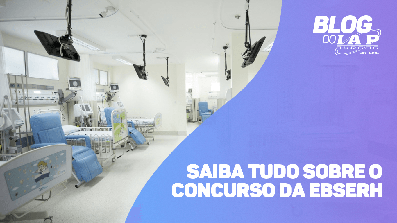 Banner de capa da notícia VEJA AGORA AS PRINCIPAIS INFORMAÇÕES SOBRE O CONCURSO DA EBSERH 
