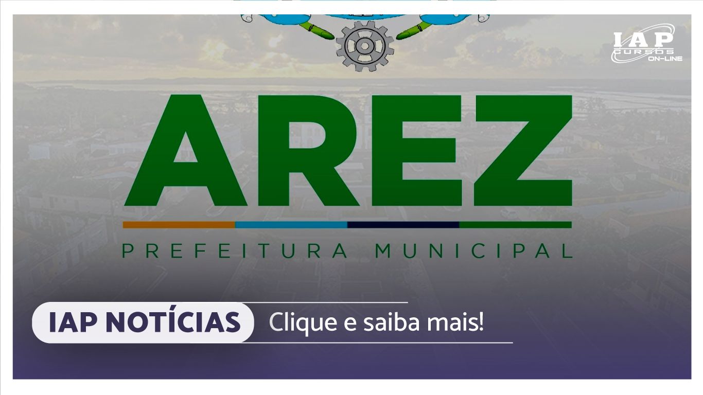 Banner de capa da notícia Ministério Público recomenda CONCURSO na cidade de Arez/RN
