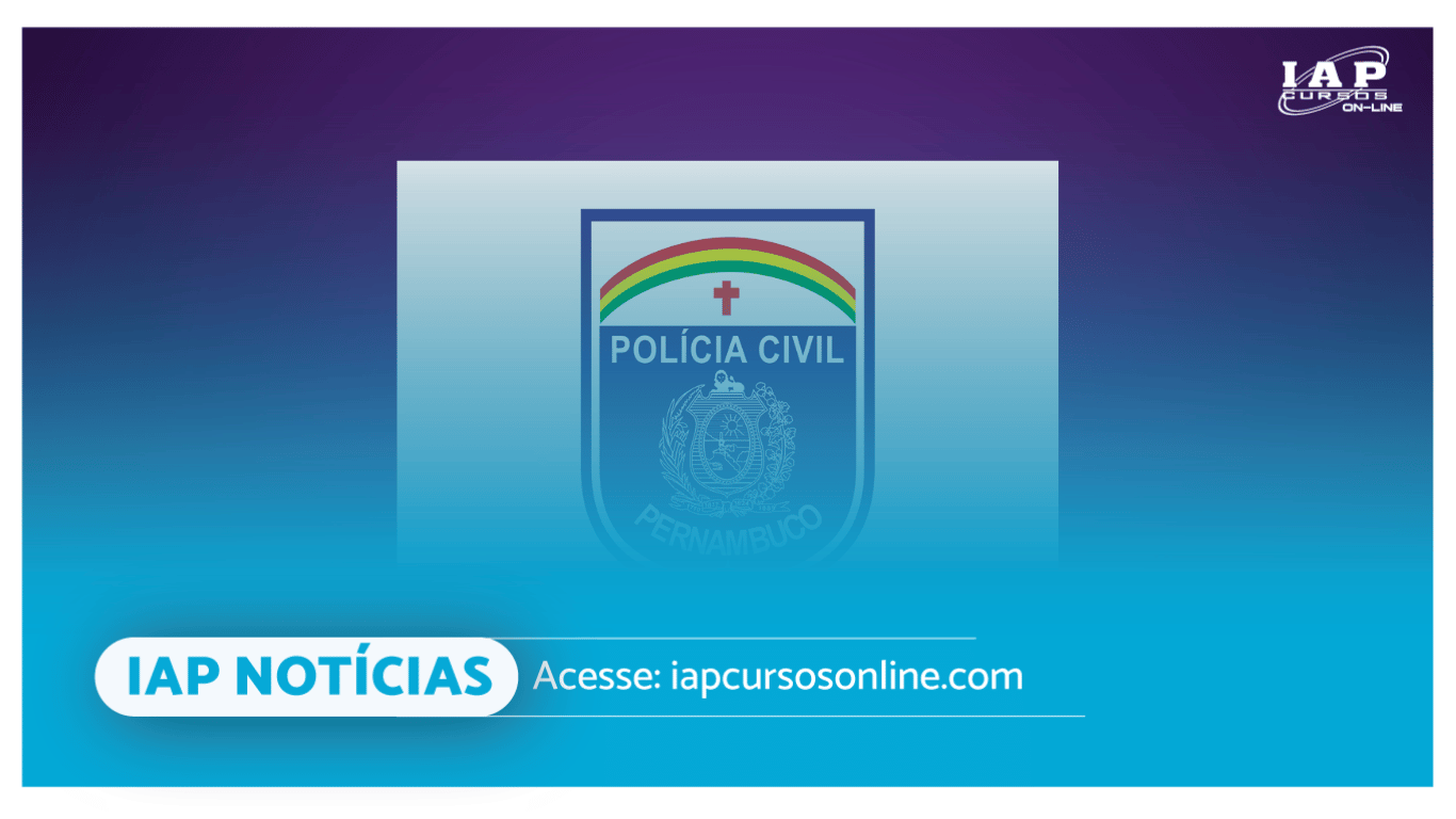 Banner de capa da notícia Comissão formada para o concurso público da Polícia Civil do PE, 445 vagas
