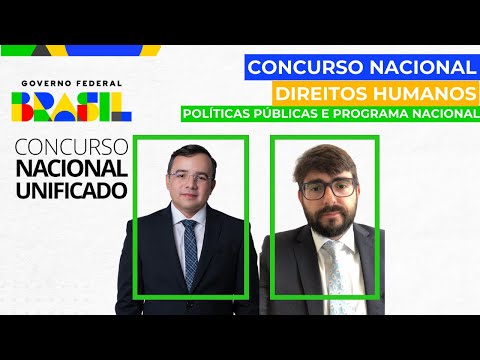 Banner de capa do material gratuito Direito Humanos - Concurso Nacional Unificado