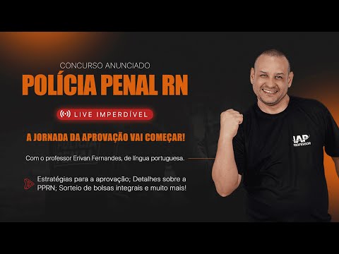 Banner de capa do material gratuito Live - PPRN - Prof. Erivan Fernandes