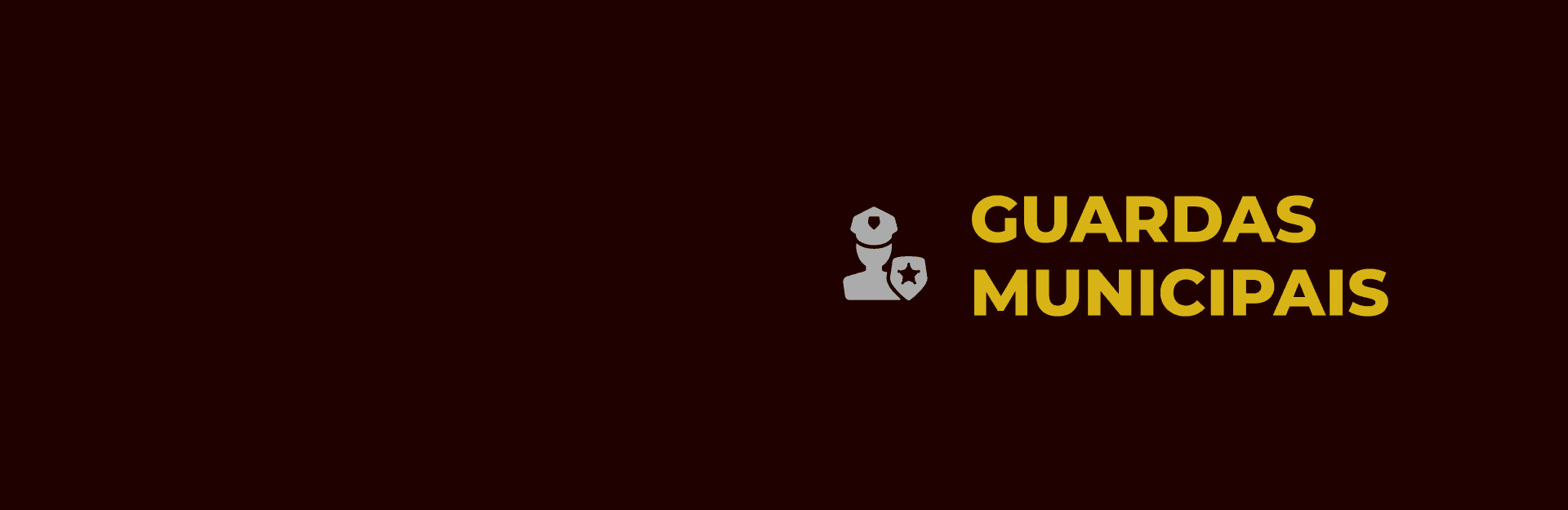 Banner do curso Guardas Municipais - Base - Teórico