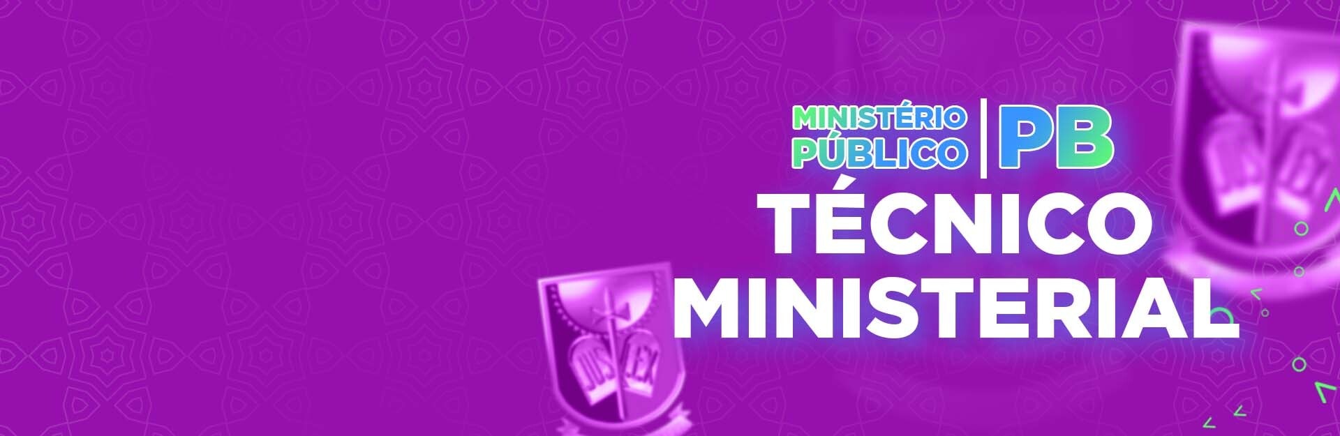 Banner do curso MPPB: Técnico Ministerial - Curso completo