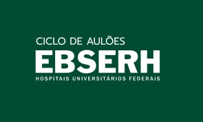 Banner com arte do curso: Ciclo de aulões Reta Final - EBSERH